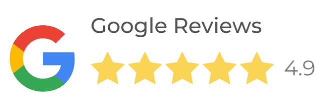 Rated 4.9 stars on Google Reviews